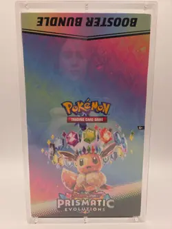 Pokemon SV8.5 Prismatic Evolutions sealed Booster Bundle Display W/Acrylic AD22 - Image 1