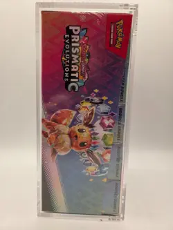 Pokemon SV8.5 Prismatic Evolutions sealed Booster Bundle Display W/Acrylic AD22 - Image 3