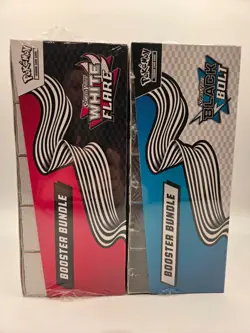Sealed Pokemon Scarlet & Violet White Flare & Black Bolt Booster Bundle Display - Image 5