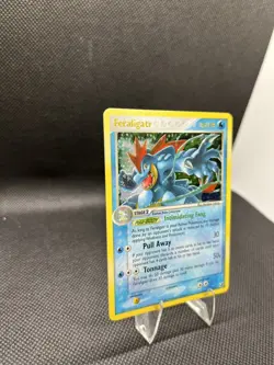 Pokemon TCG - Feraligatr 4/115 EX Unseen Forces Rare Reverse Holo Stamped - NM - Image 3