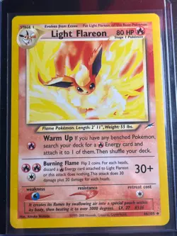 Light Flareon #46 Pokemon Neo Destiny - Image 1