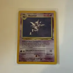 Pokemon TCG Haunter Fossil Unlimited 1999 6/62 Holo Rare LP Vintage WOTC - Image 1