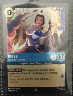 Belle - Apprentice Inventor 37 Disney Lorcana Promo Cards Cold Foil - Image 1