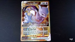 Pokemon TCG Mewtwo VSTAR Holo Card Secret Rare Gold Card 086/078 - Near Mint - Image 1
