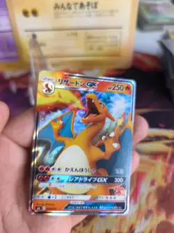 Pokemon Karte Card Holo Charizard Glurak GX Sun Moon Family Game japanese NM- - Image 2