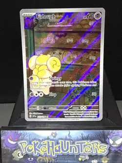 Pokemon Card Fidough 213/198 Scarlet & Violet Base Holo Illustration Rare Played - Image 1