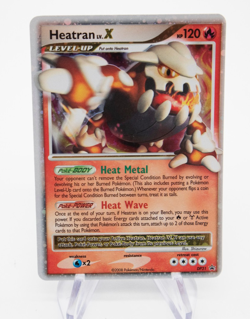 Heatran LV.X DP31 Black Star Promo Rare Holo Foil Pokemon Card NEAR MINT NM - Image 1