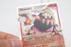 Heatran LV.X DP31 Black Star Promo Rare Holo Foil Pokemon Card NEAR MINT NM - Image 4