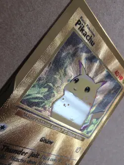 2021 Pokemon Celebrations Gold Metal Pikachu Ultra Premium Promo Card 58/102 - Image 4