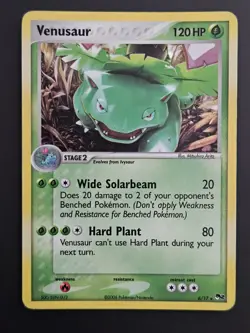 2006 Pokemon Pop Series 2 - Venusaur Holo Rare Card 6/17 - Image 1