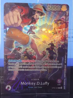 One Piece Card Game Monkey D Luffy OP05-060 PSA Magazine Exclusive SEALED NEW - Image 1