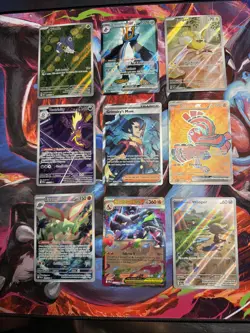 Lot Of 9 Full Art And More Pokemon Cards From Phantasmal Flames NM See Pics - Image 1