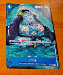 ONE PIECE ENGLISH CARD GAME PROMO CARTE Jinbe P-030 EN ST17 TCG ** - Image 1