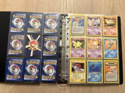 Rare Vintage Pokemon Binder WOTC Official 90s Snorlax Including Assorted Cards - Image 3