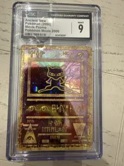 ANCIENT MEW Holo Rare 2000 Movie Promo Pokemon Card CGC 9 MINT - Image 2