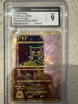 ANCIENT MEW Holo Rare 2000 Movie Promo Pokemon Card CGC 9 MINT - Image 3