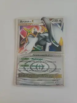 Pokemon TCG 2009 Platinum Arceus LV.X Ultra Rare Holo Card 94/99 LP Condition - Image 1