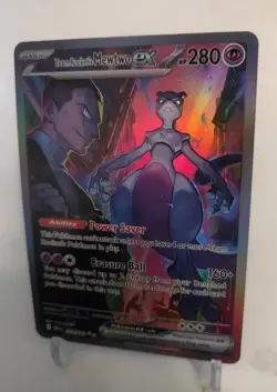 *Custom Card*Highest Quality, Team Rockets Mewtwo Ex"Display Card" - Image 1
