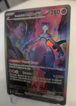 *Custom Card*Highest Quality, Team Rockets Mewtwo Ex"Display Card" - Image 3