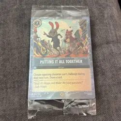 Lorcana Putting It All Together 27/P3 Cinemark Promo Card Zootopia 2 Disney - Image 1
