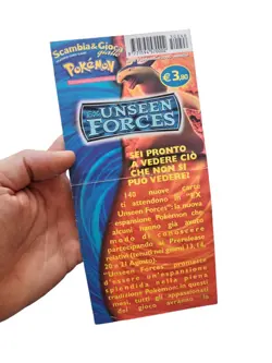 *HH* Opuscolo Bustina Card Pokemon Ex Unseen Forces Scambia E Gioca Cards 2005 - Image 4