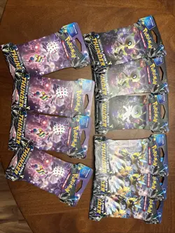 Sun and Moon Lost Thunder Pokemon Trading Cards 10 Booster Packs New Sealed - Image 2