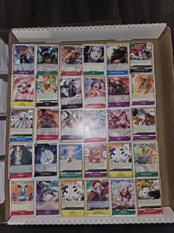 One Piece TCG ENGLISH Bulk 500 Card Lot. Common, UnCommon Near Mint. - Image 1