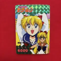 Sailor Moon Hologram Card Venus Warrior Set of 2 - Image 2