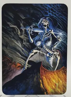 Sorcery Gothic Skeleton Promo Card NM Alpha Investments RUDY! (FREE SHIPPING) - Image 2