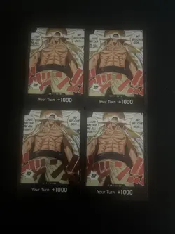 X-4 DON Card Set Edward Newgate Two Legends OP08 ONE PIECE Card NM English - Image 1