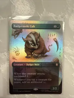 Badgermole Cub Foil 326 MTG Avatar The Last Airbender - Image 1