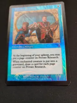 Private Research Urza's Destiny Foil NM MTG - Image 2