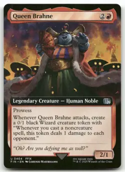 Queen Brahne (Extended Art) #464 MTG Final Fantasy FIN NM X1 - Image 1