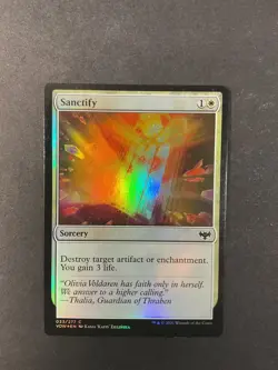 Sanctify - Foil - Innistrad: Crimson Vow - Magic the Gathering - MTG - Image 1