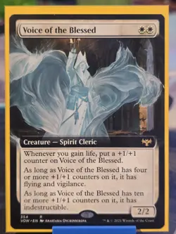 Voice of the Blessed (Extended Art) Innistrad: Crimson Vow Regular - Image 1