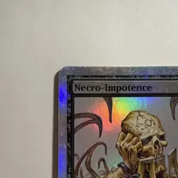 MTG - Necro-Impotence Unhinged Foil - Image 2