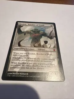 MTG Kozilek, Butcher of Truth Rise of the Eldrazi Near Mint Condition - Image 2