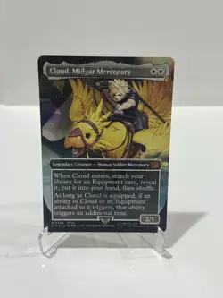 Cloud, Midgar Mercenary (Borderless) (Chocobo Track Foil) Final Fantasy Foil - Image 1