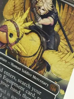 Cloud, Midgar Mercenary (Borderless) (Chocobo Track Foil) Final Fantasy Foil - Image 2
