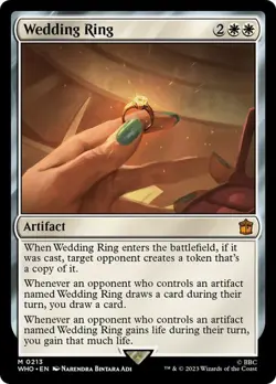MTG - Wedding Ring - Doctor Who - Magic the Gathering - Image 1