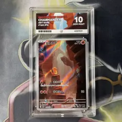 Pokemon Charmander AR 168/165 SV2a 151 Japanese Ace 10 GEM MINT - Image 1