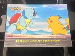 Pokemon TV Animation Series 2 #EP12 Here Comes the Squirtle Squad- Foil Topps - Image 2