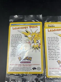 POKEMON SEALED ALL 3 Movie Promo Legendary Birds Moltres Articuno Zapdos WOTC - Image 2