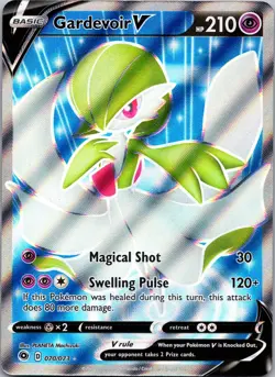 Gardevoir V 070/073 Rare Ultra Champion's Path Pokemon NM - Image 1