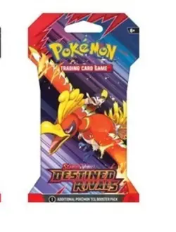 5 x Pokemon Destined Rivals Booster Packs Sleeved New Scarlet & Violet 2025 - Image 1