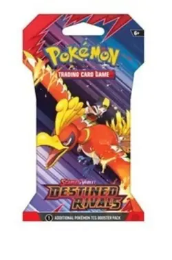 5 x Pokemon Destined Rivals Booster Packs Sleeved New Scarlet & Violet 2025 - Image 3