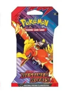 5 x Pokemon Destined Rivals Booster Packs Sleeved New Scarlet & Violet 2025 - Image 4