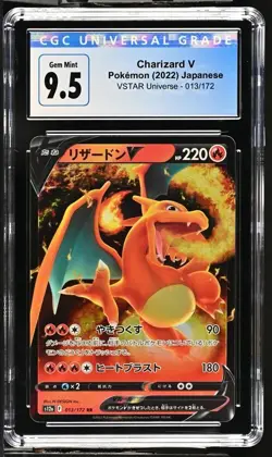 CGC 9.5 GEM MINT 10 Charizard V Full Art JAPANESE VSTAR Universe 013/172 Pokemon - Image 1