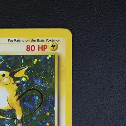 Raichu - Pokemon Karte TCG 16/130 Rare Holo Basis-Set 2 /Q53 - Image 4