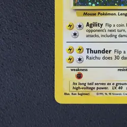 Raichu - Pokemon Karte TCG 16/130 Rare Holo Basis-Set 2 /Q53 - Image 5